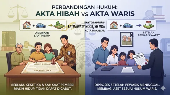 Pentingnya Akta Waris dan Hibah di Hadapan Notaris